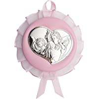 Los mejores  - Valenti&amp-Co. - Medallón para cuna- carrito o habitación infantil - Con la imagen de angelitos - Regalo ideal para un…